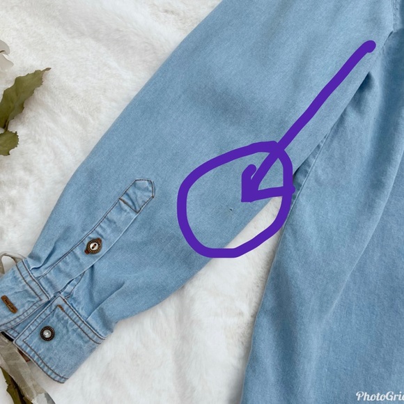 The TERRITORY AHEAD Blue Button Down Casual Shirt - Picture 7 of 12